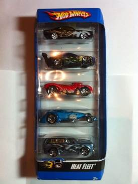 Hot Wheels Gift Pack Heat Fleet - 1:64 Scale - Heat Fleet toy car collectible [Barcode 074299018060] - Main Image 1