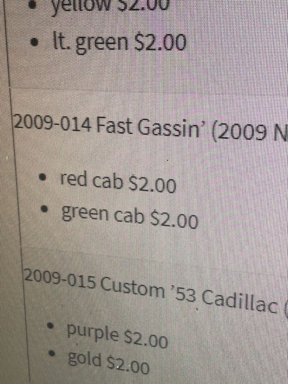 Fast Gassin - 2009 New Models toy car collectible - Main Image 3