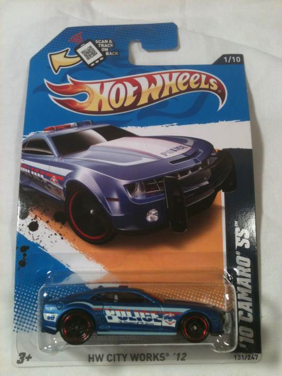 ’10 Camaro SS - HW City Works ’12 toy car collectible - Main Image 2