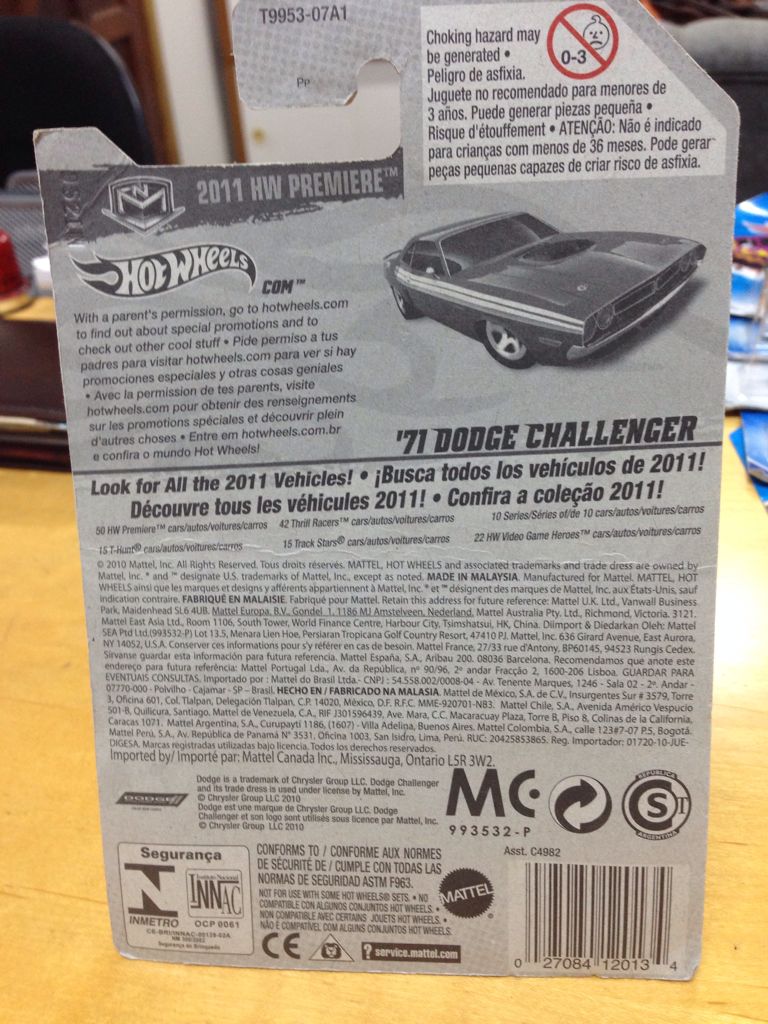 RODGER DODGER - Hot Wheels Let’s Race toy car collectible [Barcode 074299057854] - Main Image 2