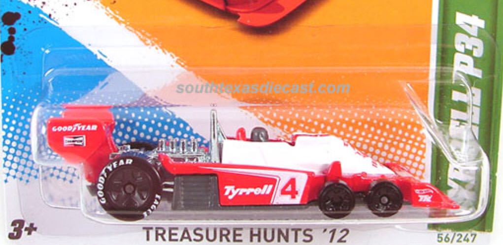 Tyrrell P34 - 2012 Treasure Hunt toy car collectible - Main Image 2