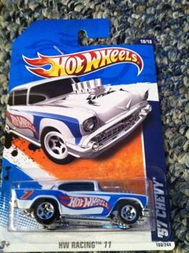 ’57 Chevy - HW Racing ’11 toy car collectible - Main Image 1
