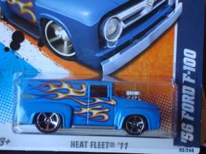 ’56 Ford F-100 - HW Heat Fleet toy car collectible - Main Image 2