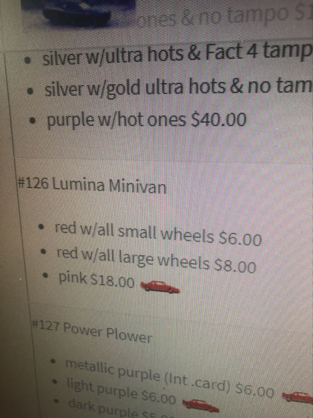 Chevy Lumina - Mainline toy car collectible - Main Image 3