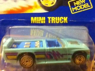 Mini Truck - Blue Card toy car collectible - Main Image 1