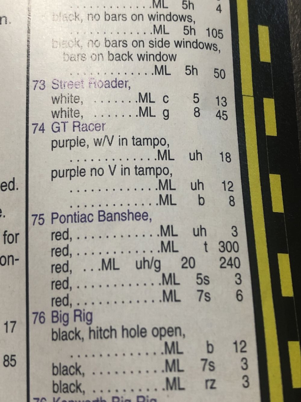 Pontiac Banshee - Blue Card toy car collectible - Main Image 3