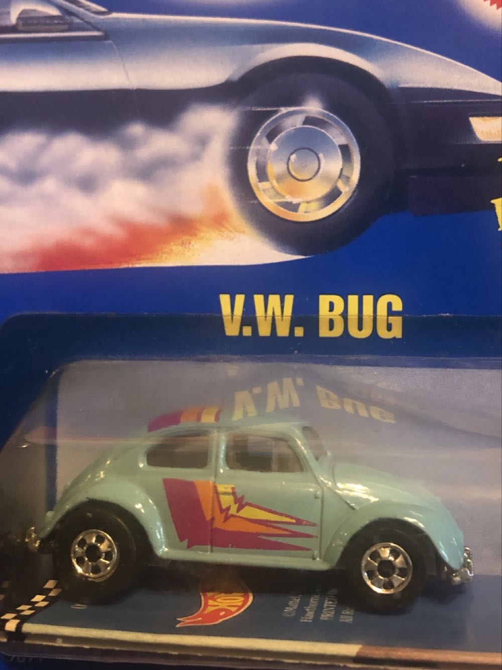 VW Bug - Blue Card toy car collectible - Main Image 3