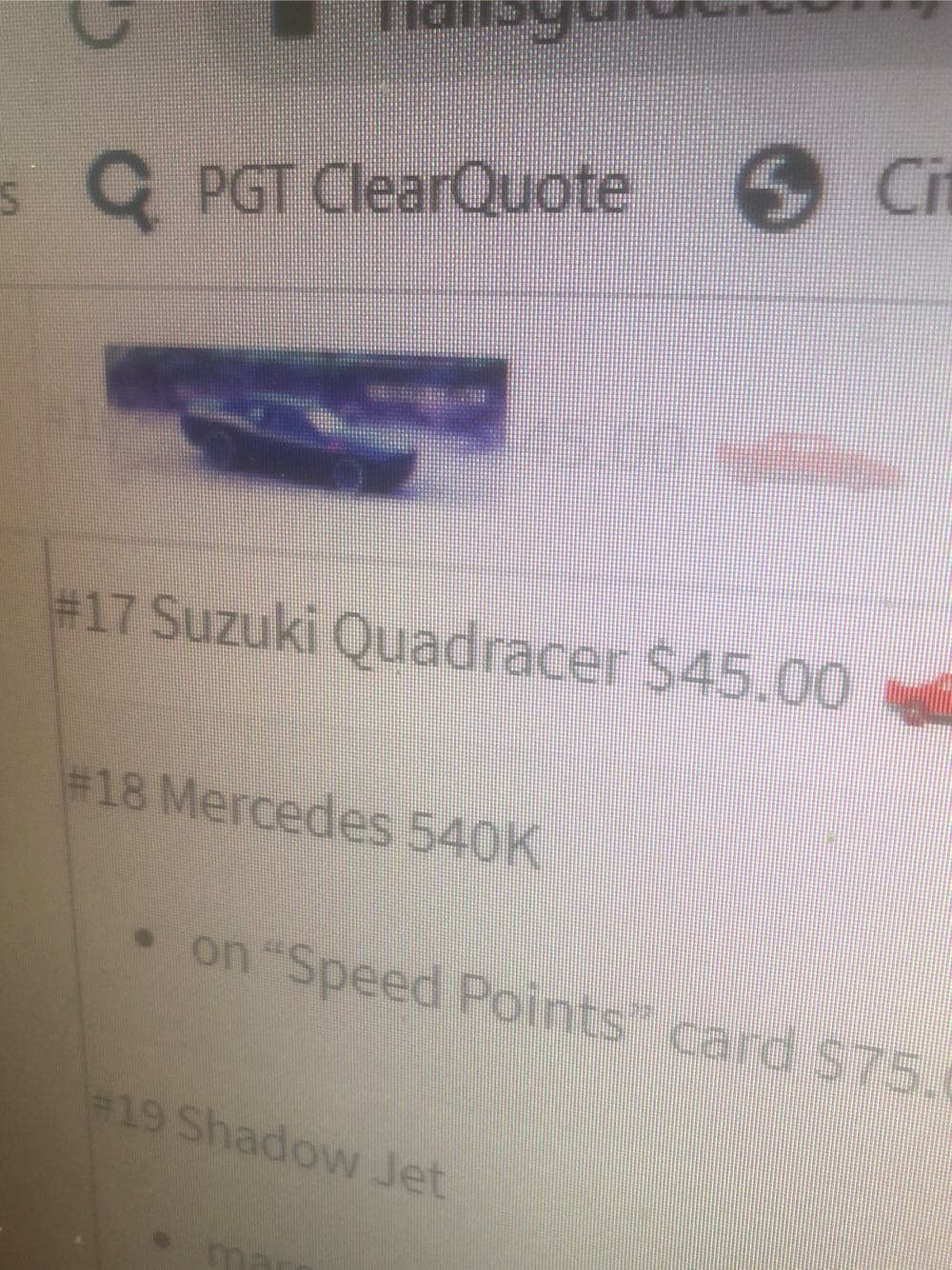 Suzuki Quadracer - Trailbusters toy car collectible - Main Image 2