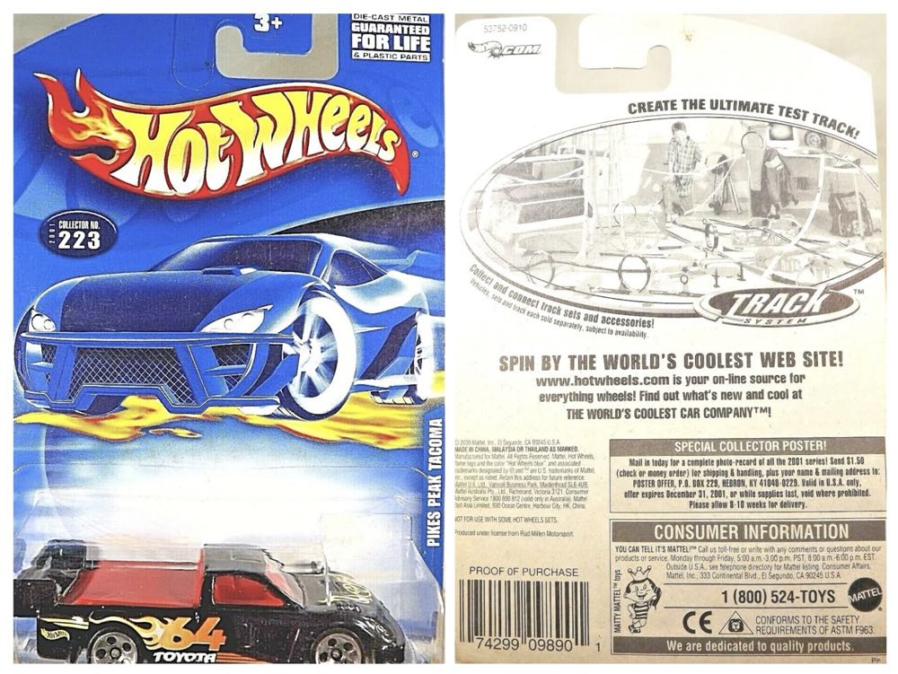 Pikes Peak Tacoma - Mainline®️ toy car collectible - Main Image 4