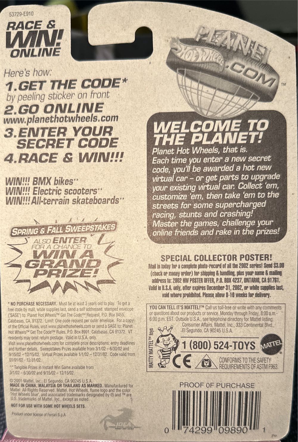 Ferrari 308  toy car collectible - Main Image 3