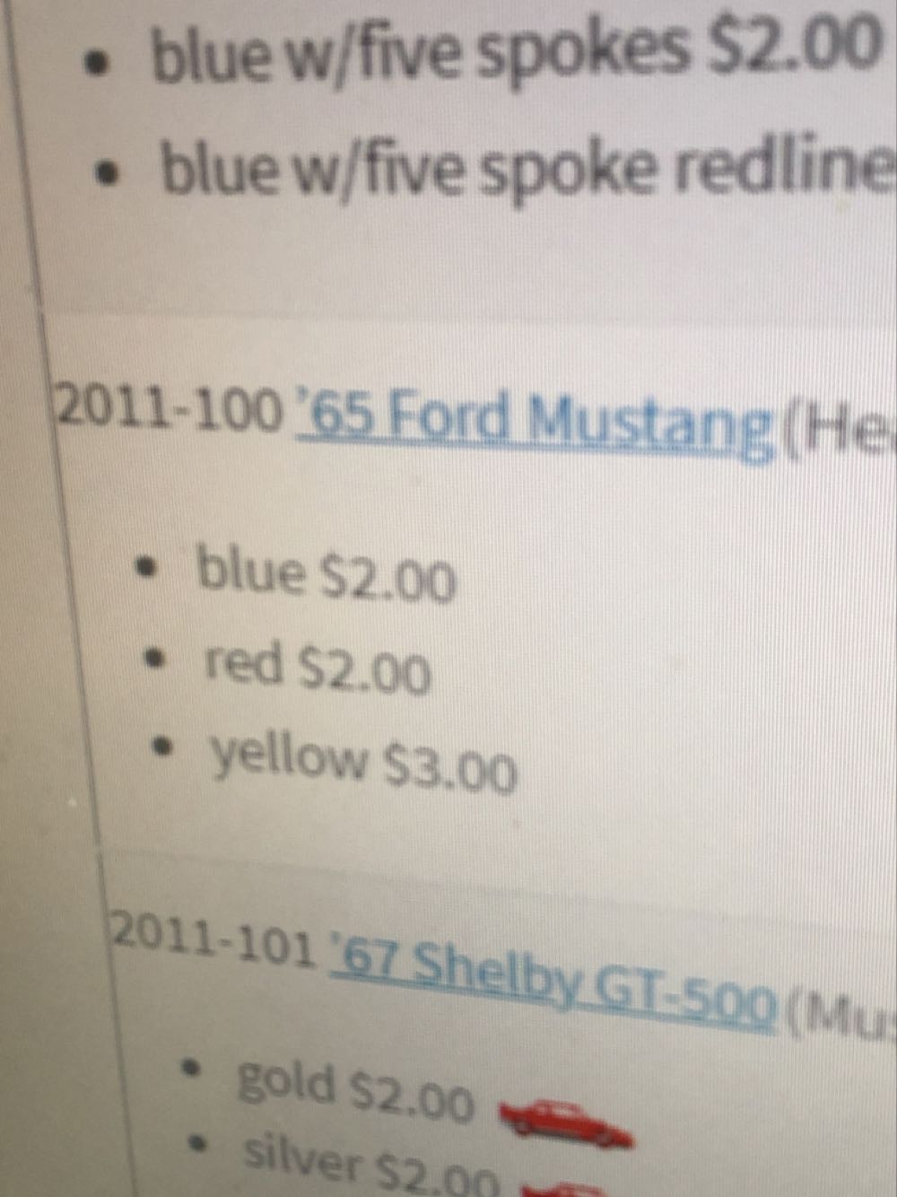 1965 Mustang Hardtop - Heat Fleet toy car collectible - Main Image 3