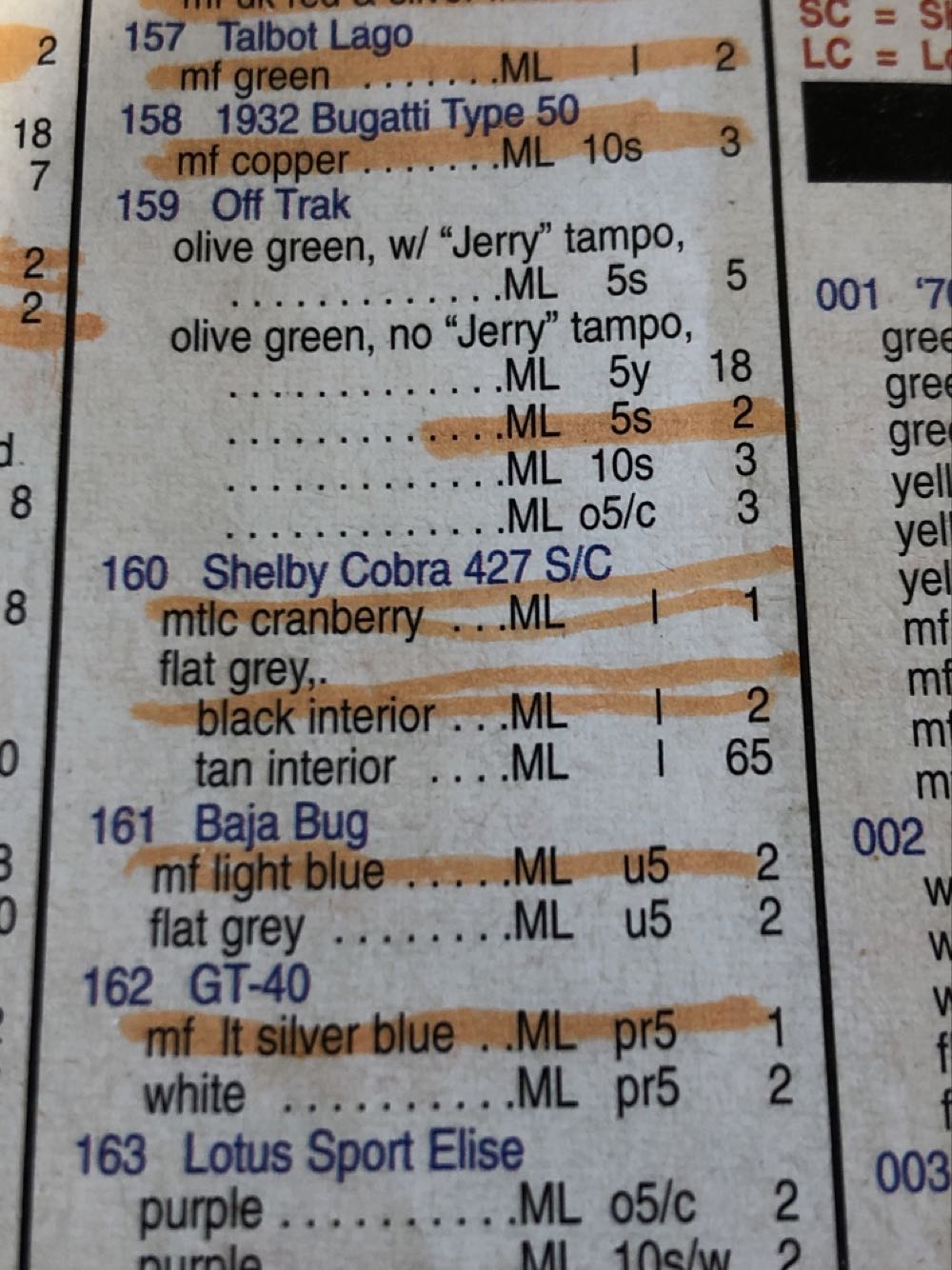 Shelby Cobra 427 S/C - Mattel Wheels toy car collectible - Main Image 3