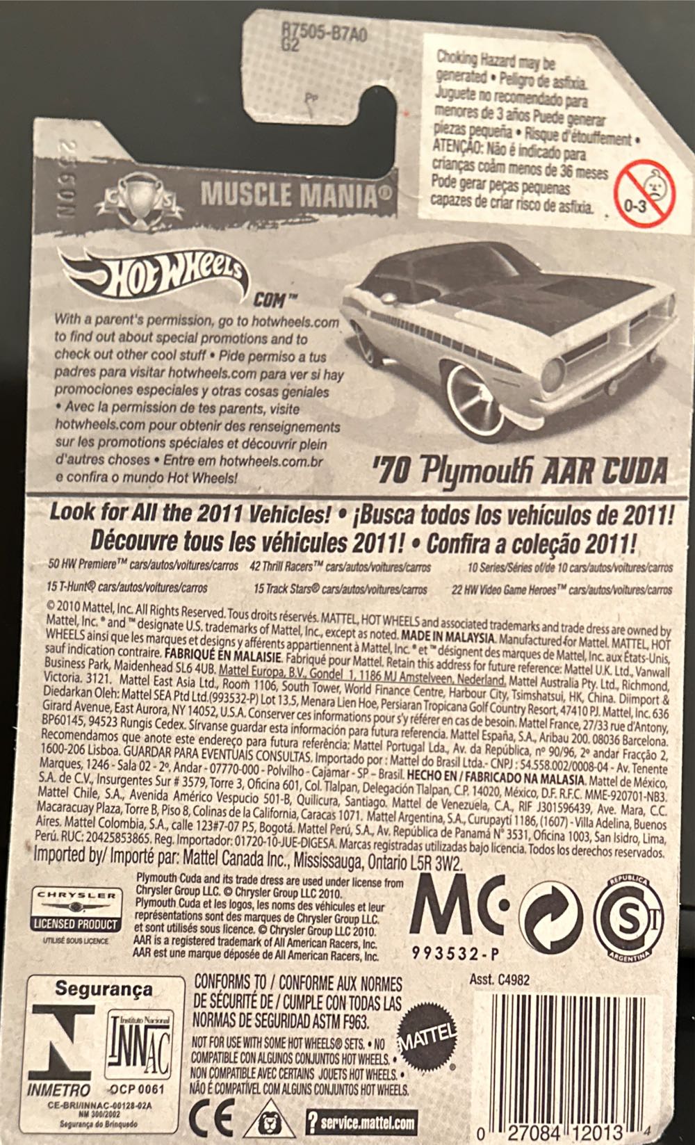 70 Plymouth AAR Cuda -  New Models toy car collectible - Main Image 2