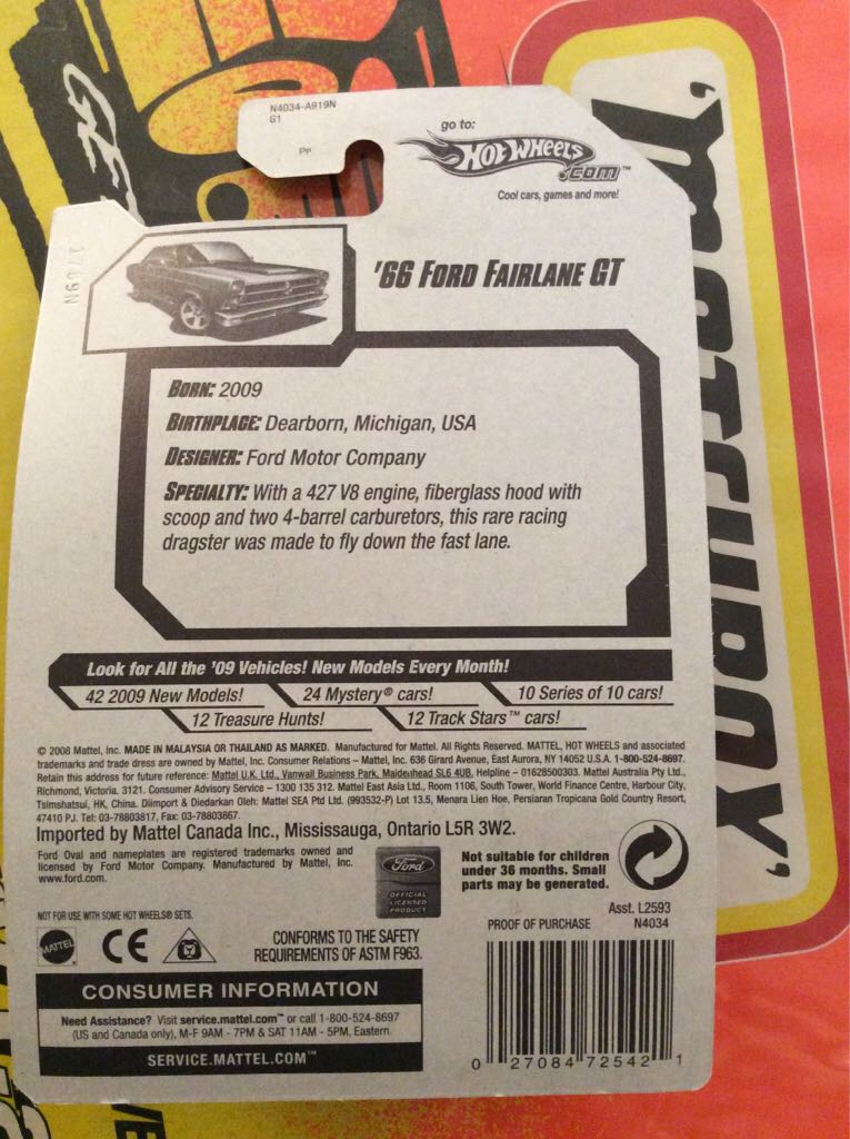 Ford Fairlane GT ’66 - New Models toy car collectible - Main Image 2