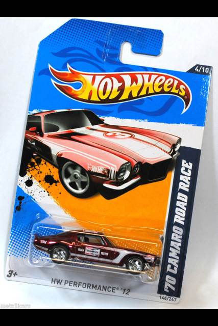 ’70 Camaro Road Race - HW Performance ’12 toy car collectible - Main Image 2