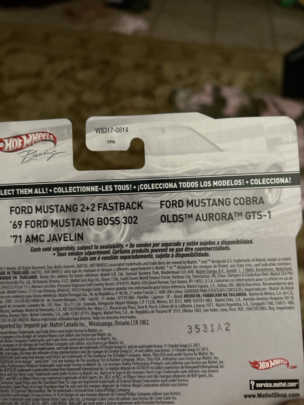 Olds Aurora GTS-1 - 2012 Muscle toy car collectible - Main Image 2