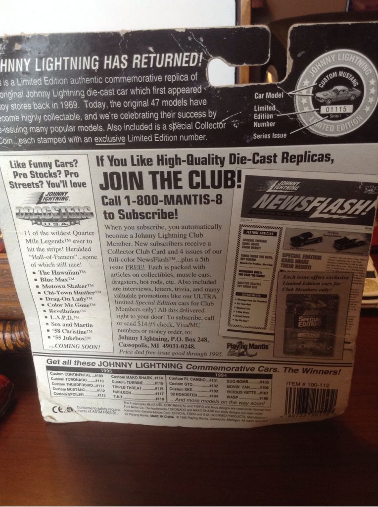 Triple Threat - Commemorative Limited Edition toy car collectible - Main Image 2