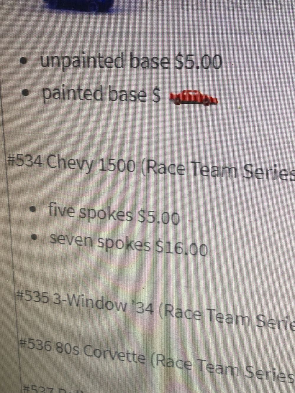 Chevy 1500 - 1997 - Race Team Series III toy car collectible - Main Image 3
