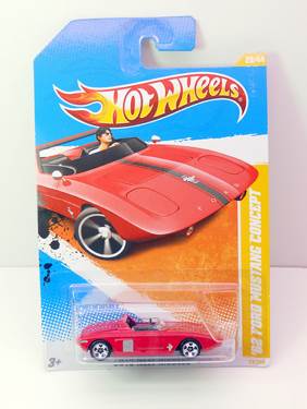 ’62 Ford Mustang Concept - 2010 HW Premiere toy car collectible - Main Image 2