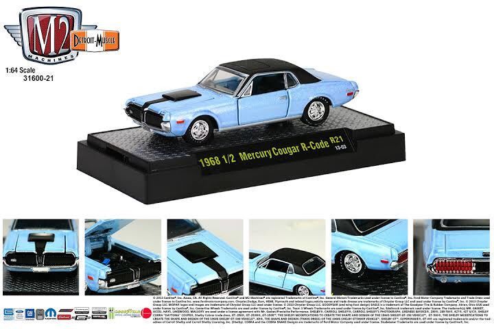 1968 Mercury Cougar GT-E 428 - Detroit-Muscle toy car collectible - Main Image 2