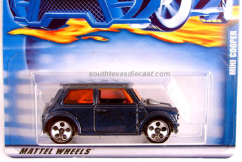 Mini Cooper Checkerboard Roof - 2000 First Editions toy car collectible - Main Image 2