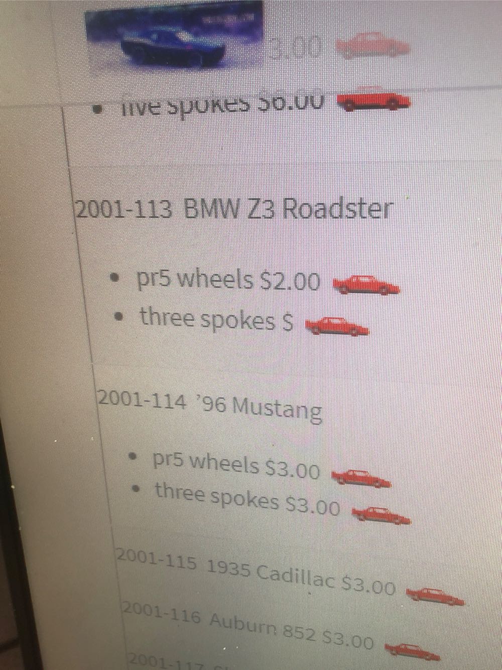 BMW Z3 Roadster - Hotwheels toy car collectible - Main Image 3