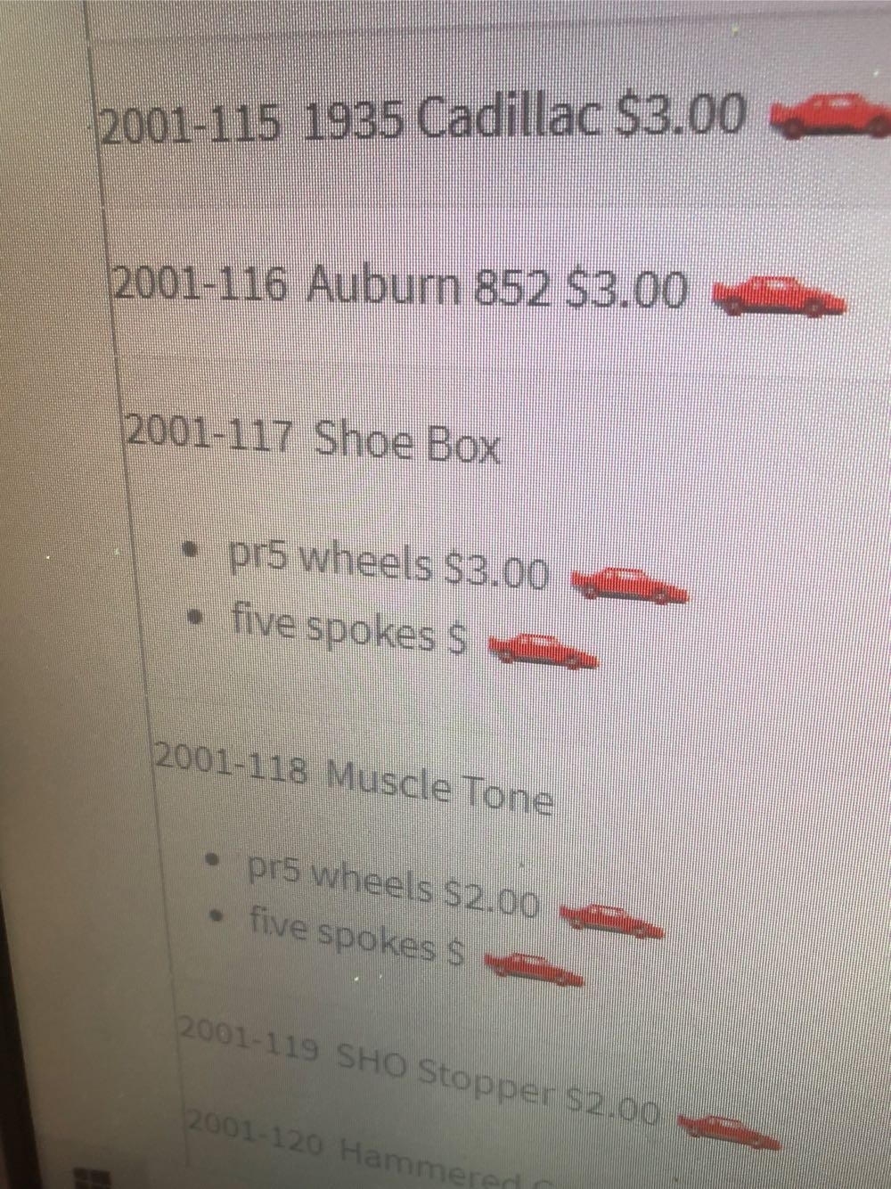 Shoe Box - 2001 - HW Mainline toy car collectible - Main Image 3