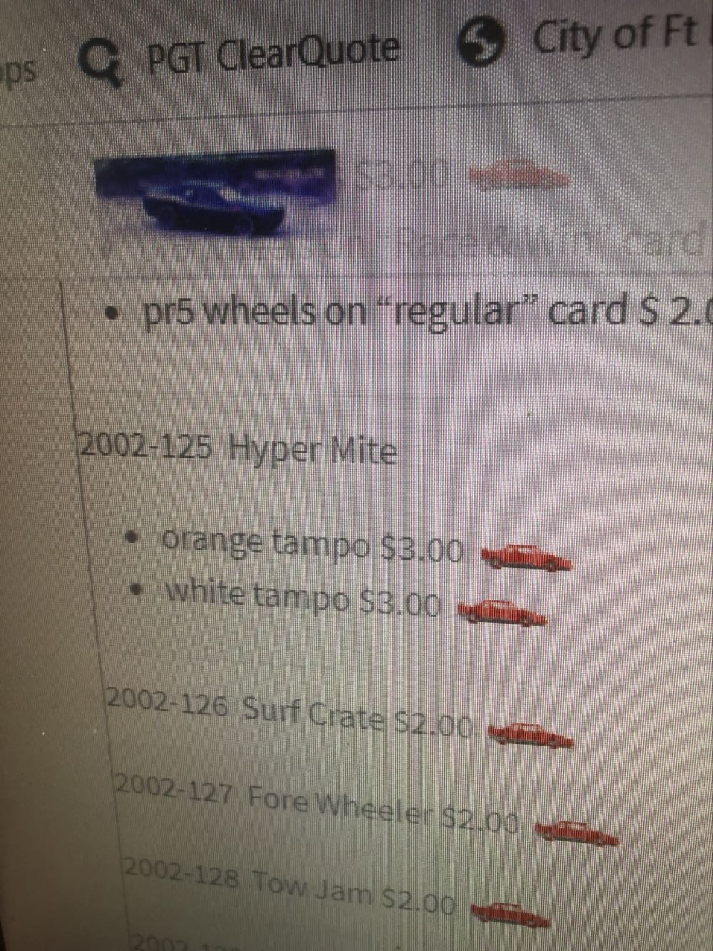 Hyper Mite - 2002 - Mainline toy car collectible - Main Image 2