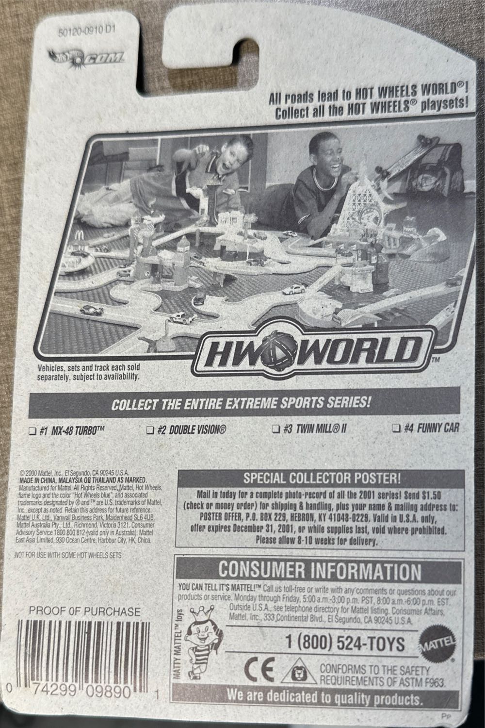 Double Vision - 2001 Extreme Sports Series toy car collectible - Main Image 3