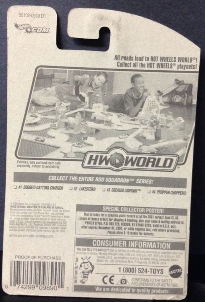 Greased Lightnin’ - Rod Squadron toy car collectible - Main Image 2