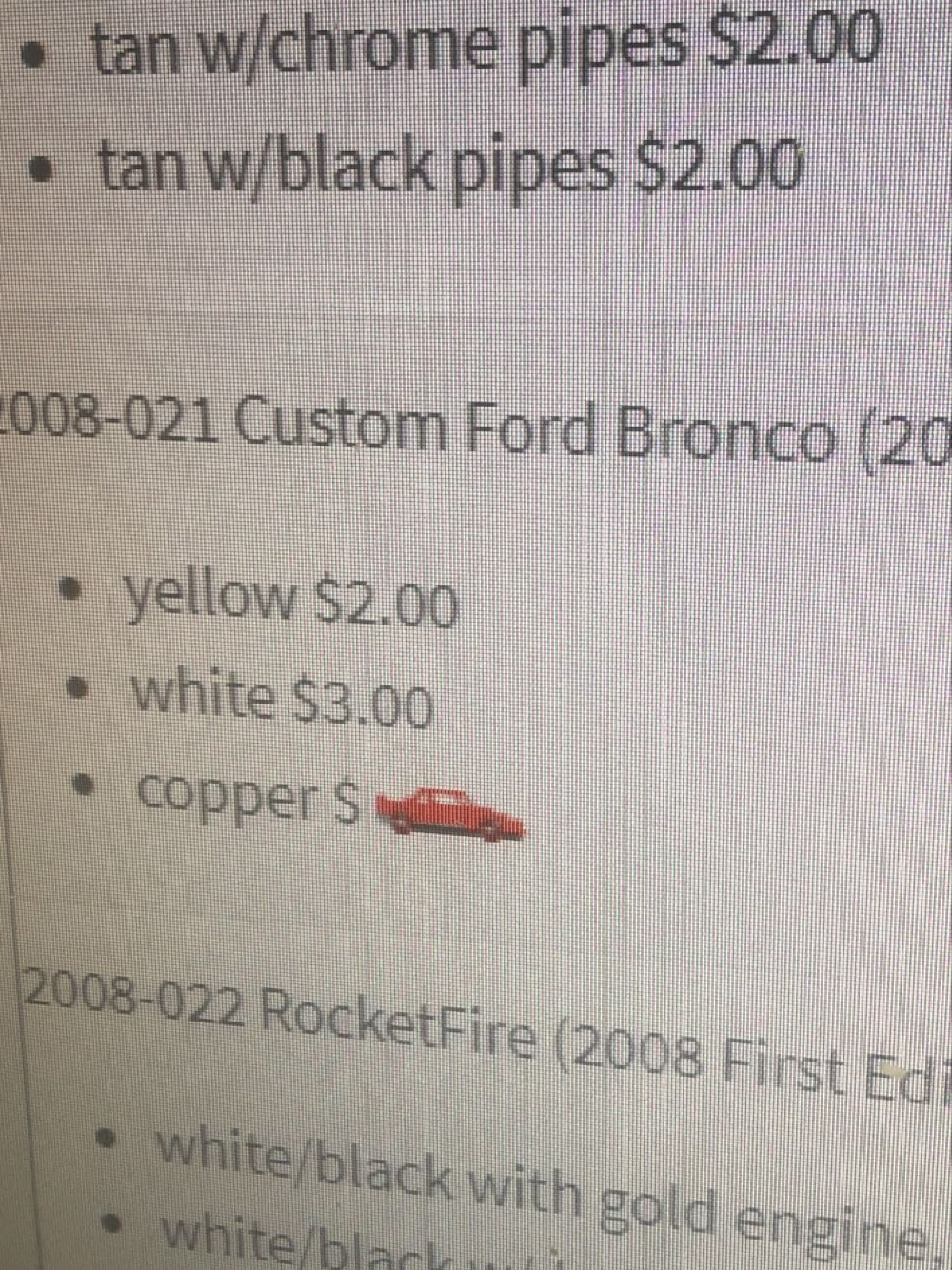 Custom Ford Bronco - 2008 - HW First Editions toy car collectible - Main Image 3