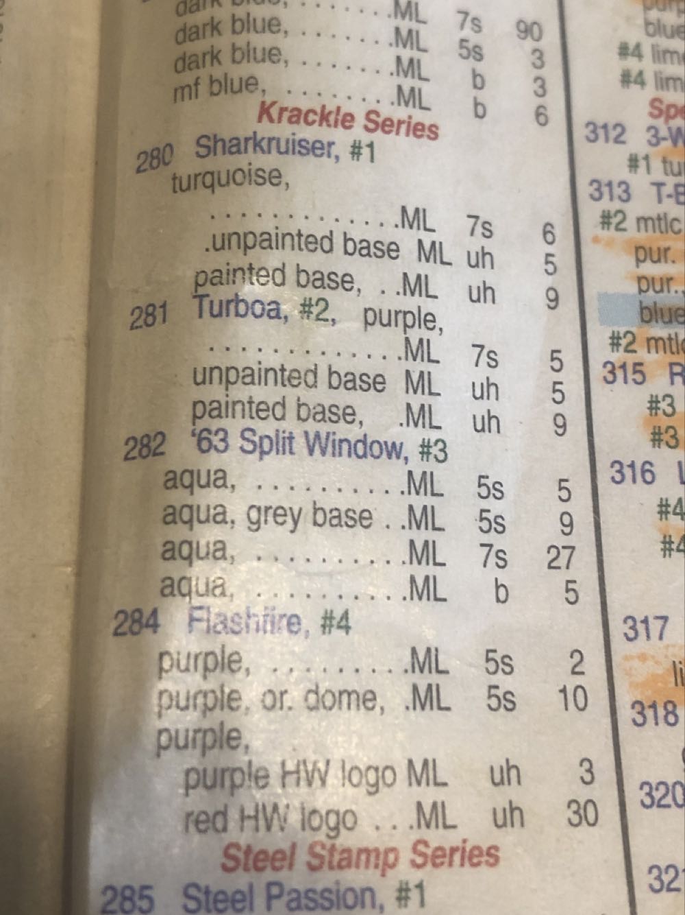 ’63 Split Window - 1995 Krackle Car Series toy car collectible - Main Image 3