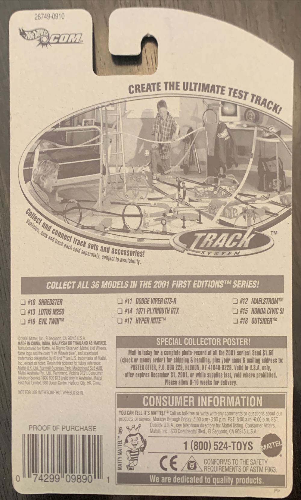 Shredster - 2001 First Editions toy car collectible - Main Image 3