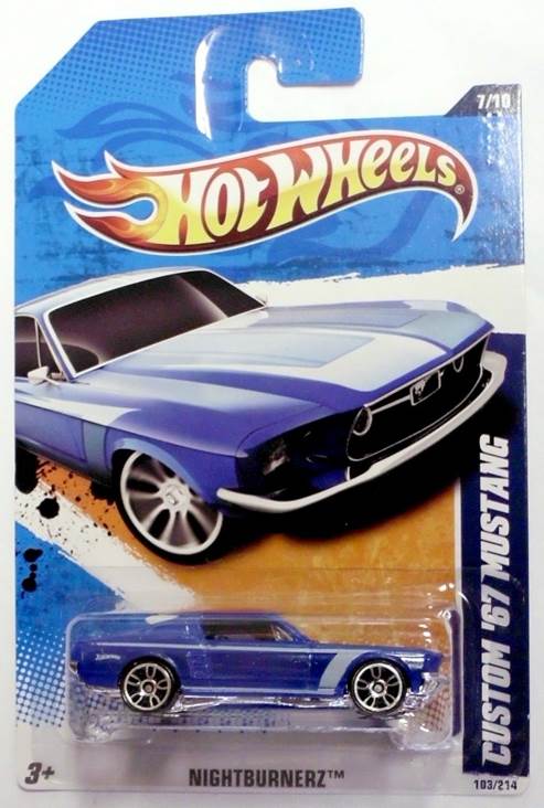 Custom ’67 Mustang - Nightburnerz ’10 toy car collectible - Main Image 2
