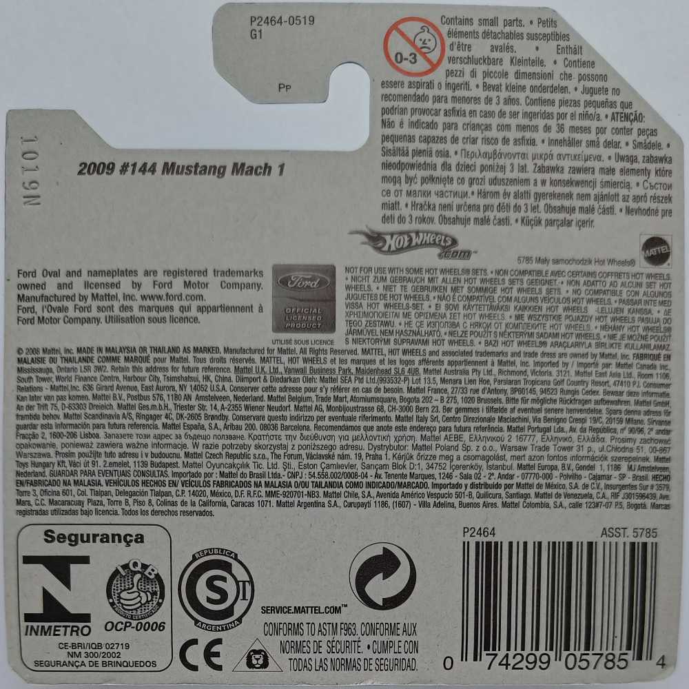 Mustang Mach 1 - Rebel Rides toy car collectible - Main Image 2