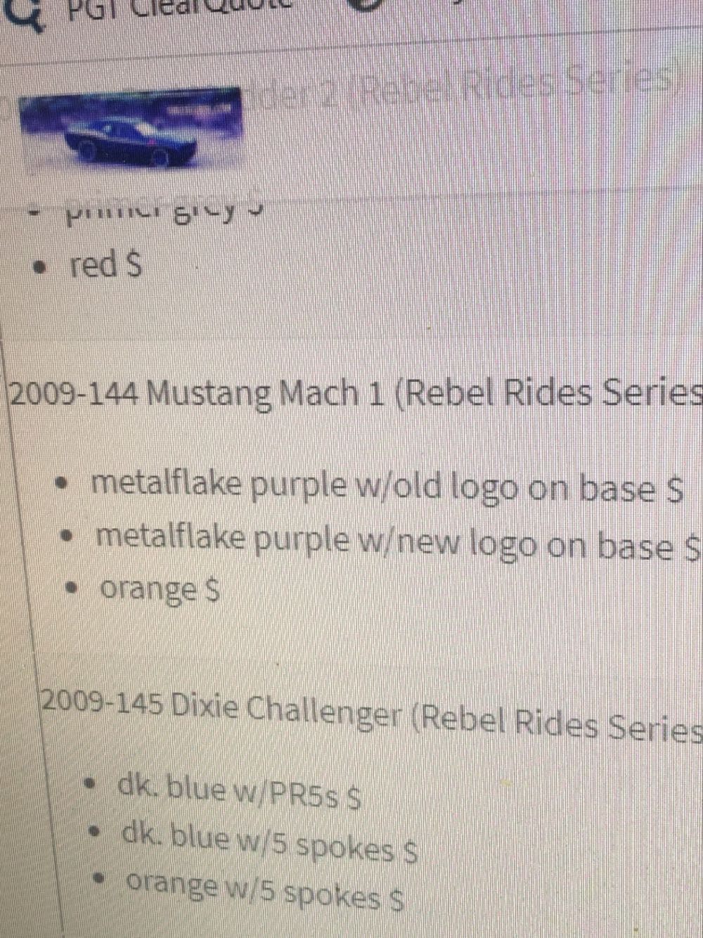 Mustang Mach 1 - Rebel Rides toy car collectible - Main Image 3