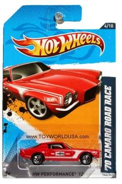 ‘70 Camaro Road Race - HW Performance ’12 toy car collectible - Main Image 1