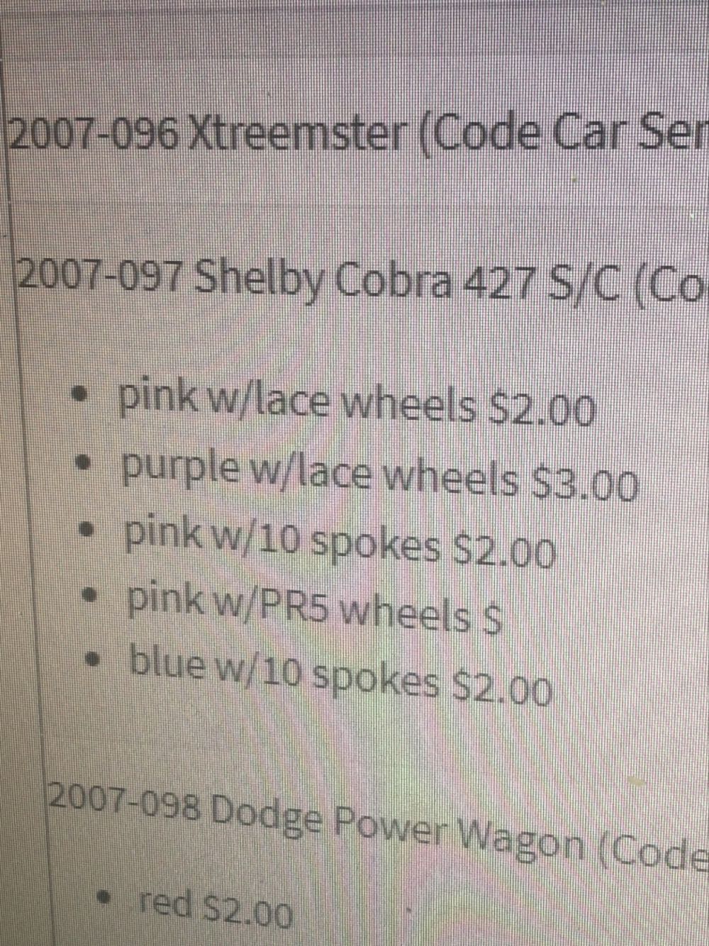 Shelby Cobra 427 S/C - HOT WHEELS STARS toy car collectible - Main Image 3