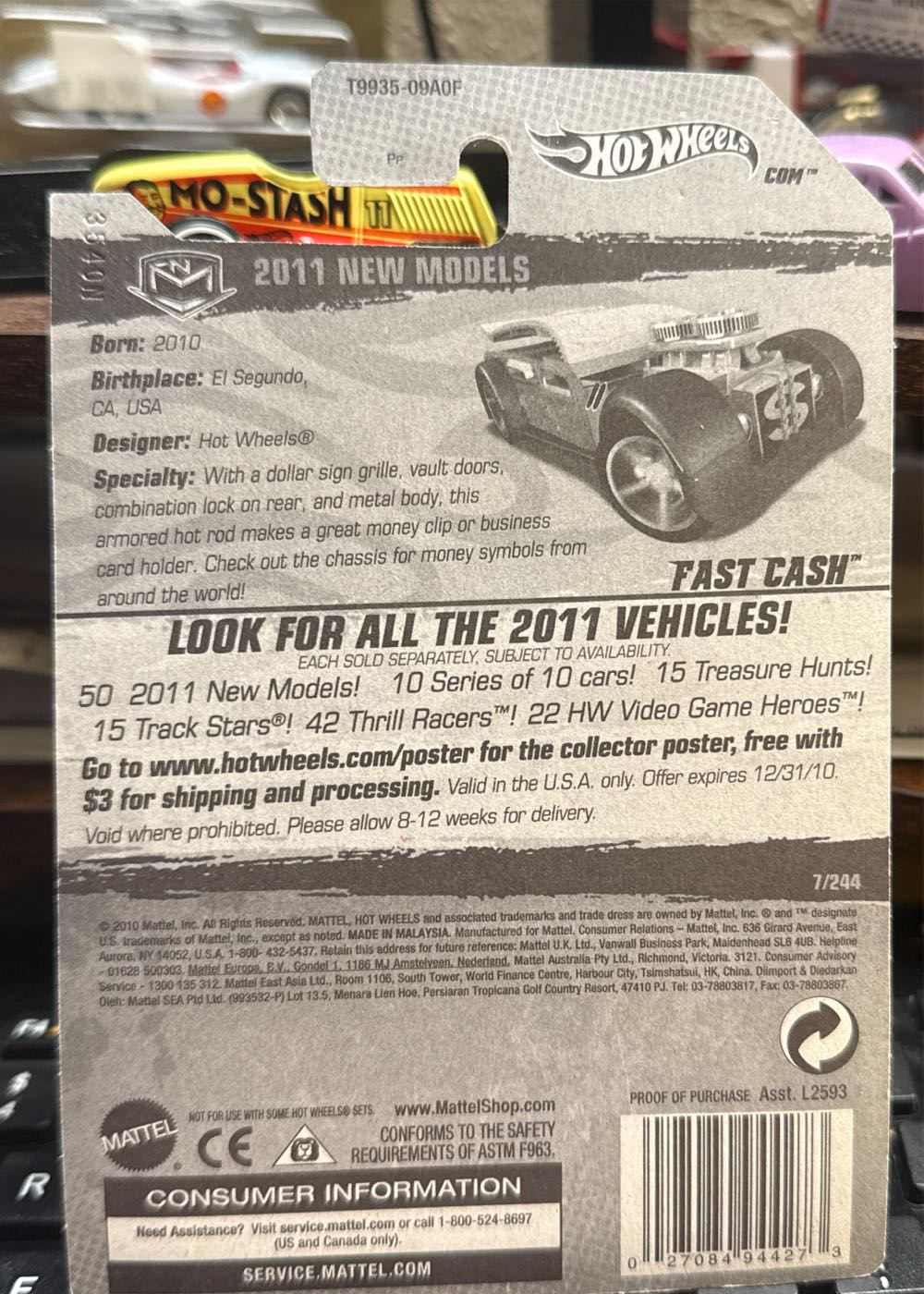 Fast Cash ‘11 - 2011 New Models toy car collectible - Main Image 3