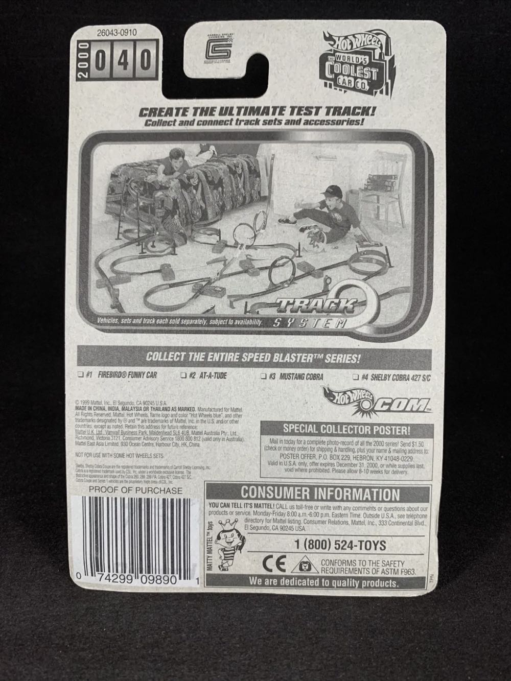 Shelby Cobra 427 S/C - Speed Blaster Series toy car collectible - Main Image 3