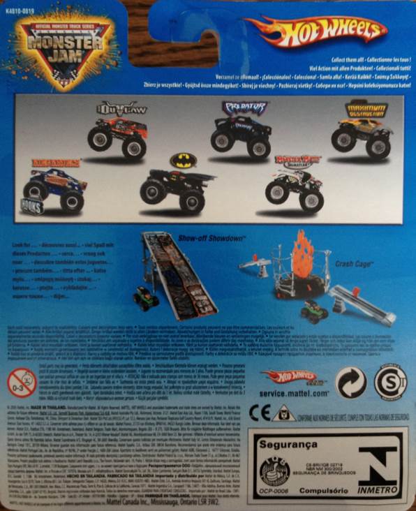 Monster Jam Batmobile - Monster Jam toy car collectible - Main Image 2