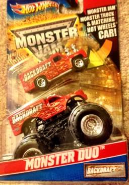 Backdraft - Monster Jam toy car collectible - Main Image 1