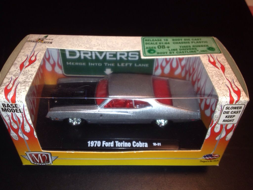 Ford Torino Cobra - 2010 M2 Machines Release 10 toy car collectible - Main Image 2
