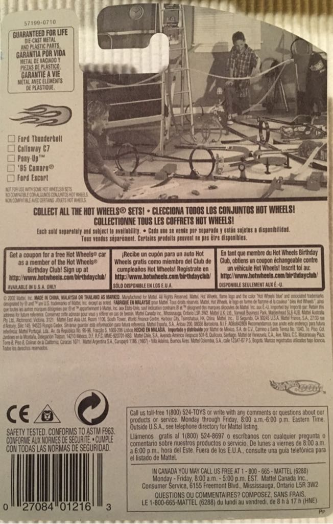 Pony-Up - 2003 Flamin Hot Wheels toy car collectible - Main Image 2