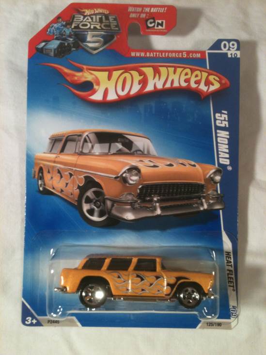 Chevy Nomad, ’55 - Heat Fleet ’09 toy car collectible - Main Image 2