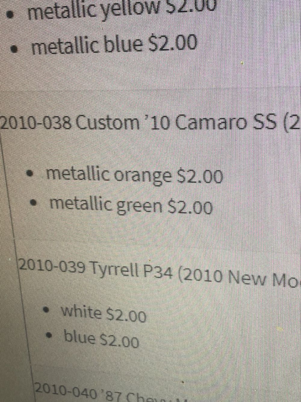 38/44 Custom 10 Camaro SS - 2010 - HW New Models ‘10 toy car collectible - Main Image 3