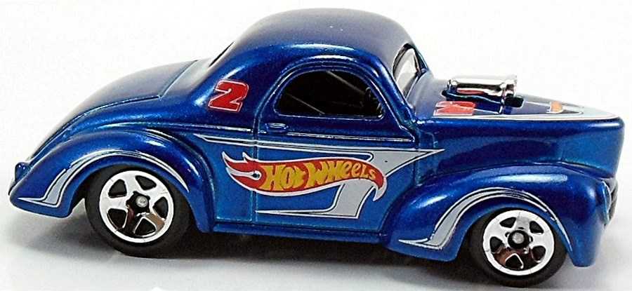 1941 Custom Willys Coupe - HW Racing toy car collectible - Main Image 2