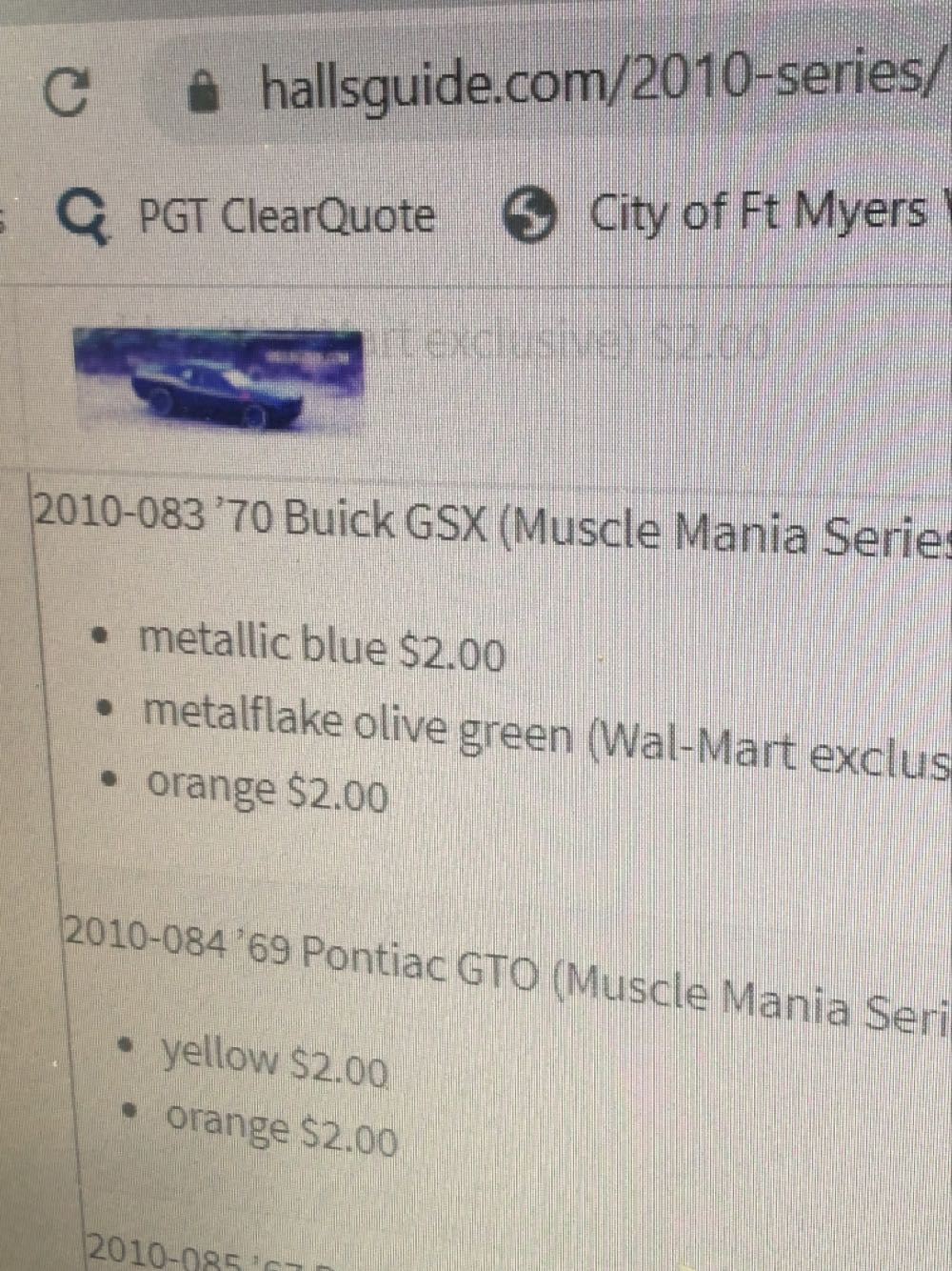 ’70 Buick GSX (Lnm) - Muscle Mania 10 toy car collectible - Main Image 3