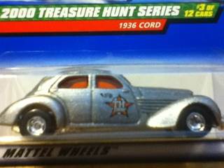 Cord 36 - Treasure Hunt toy car collectible - Main Image 1