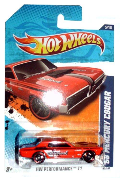 ‘68 Mercury Cougar - HW Performance 11 toy car collectible - Main Image 2